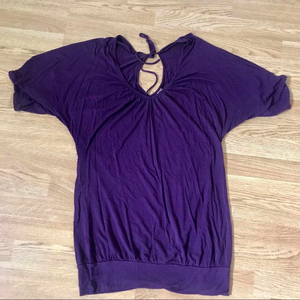 Calix Cut Out Shoulder Top